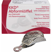 KKD® Abformlöffel Universal - 1 db, Frontzahn mit Drehgelenk, perforált, Nr. 9 - 248