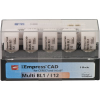 IPS Empress® CAD Multi for CEREC - 5 darabos csomag, méret I12, BL1 - 607681