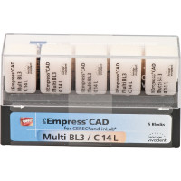 IPS Empress® CAD Multi for CEREC - 5 darabos csomag, méret C14L, BL3 - 607673