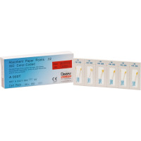 Papírcsúcs (27 mm) (ISO 20), ISO 20 sterilen csomagolva, fehér, Papír, 27 mm, 180 darab