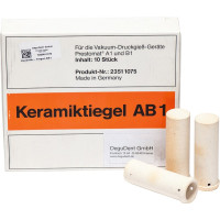 Keramik-Tiegel AB1 - Packung 10 Stück