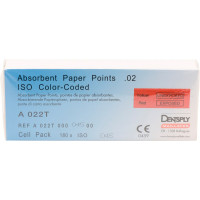 Papírcsúcs (27 mm) (ISO 45), ISO 45 sterilen csomagolva, fehér, Papír, 27 mm, 180 darab