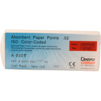 Papírcsúcs (27 mm) (ISO 90), ISO 90 sterilen csomagolva, fehér, Papír, 27 mm, 180 darab