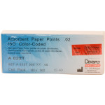 Papírcsúcs (27 mm) (ISO 15-40), ISO 15-40 sterilen csomagolva, fehér, Papír, 27 mm, 6x30 darab