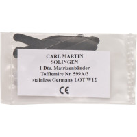 Matrizenbänder Tofflemire - 12 darabos csomag, 599A/3 - 599A/3 Matrizenbänder Tofflemire - 12 darabos csomag, 599A/3 - 599A/3