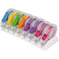 EZ-ID Markierungsbänder Zirc - Sortiment 8 Abrollspender, Bandlänge 91cm, neon, Farben J - S - 70Z310