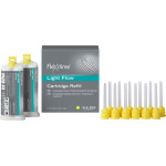 Flexitime® - csomag 2 x 50 ml duplakartus light Flow, dünnfließend, 6 keverőkanül sárga 1:1 - 40005040