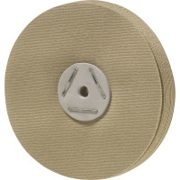 Leinenschwabbel - Packung 4 Stück silikonisiert, Ø 80 mm, S: 10 mm - 2090000