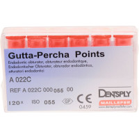 Guttapercha-csúcs (29 mm) (2 %) (ISO 55), ISO 55 rózsaszín, Guttapercha, 29 mm, 120 darab Guttapercha-csúcs (29 mm) (2 %) (ISO 55), ISO 55 rózsaszín, Guttapercha, 29 mm, 120 darab