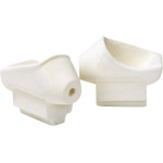 Schmelztiegel und Einsätze Packung 6 Schmelztiegel (tiefe Mulde) für EM-Legierungen für Fundor, Fundor T, Castor und Pollux mit Doppelknickarm