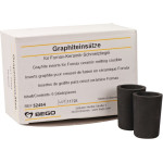 Schmelztiegel und Einsätze Packung 6 Fornax Graphiteinsätze