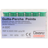 Guttapercha-csúcs (29 mm) (2 %) (ISO 70), ISO 70 rózsaszín, Guttapercha, 29 mm, 120 darab Guttapercha-csúcs (29 mm) (2 %) (ISO 70), ISO 70 rózsaszín, Guttapercha, 29 mm, 120 darab