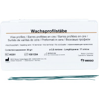 Viasz zárószegély, (170 x 0,8 mm), Rudak, kerek, zöld, 30 g, 1 Csomag