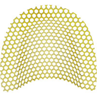 Verstärkungsgitter - Packung 5 Stück vergoldet, Stärke 0,4 mm - 2350104