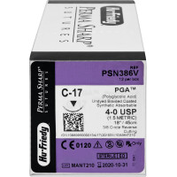 Nahtmaterial - 12 darabos csomag, PGA 4-OA/C-17 - PSN386V Nahtmaterial - 12 darabos csomag, PGA 4-OA/C-17 - PSN386V