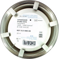 Remanium, (20 m x 0,80 mm), Drót (Nemesacél), Tekercs, kerek, kemény, Nemesacél, 1 darab