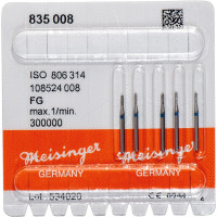 Diamanten 835, gyémántcsiszoló, kék, ISO 008, FG, 5 darab