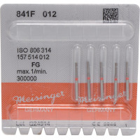 Diamanten 841, gyémántcsiszoló, piros, ISO 012, FG, 5 darab