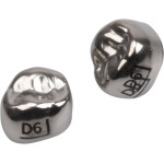 Edelstahlkronen - 5 darabos csomag, D-UR-6, für Milchmolaren - D-UR-6