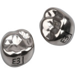 Edelstahlkronen - 5 darabos csomag, E-UR-3, für Milchmolaren - E-UR-3