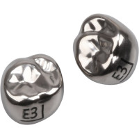 Edelstahlkronen - 5 darabos csomag, E-UR-3, für Milchmolaren - E-UR-3