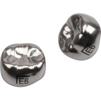 Edelstahlkronen - 5 darabos csomag, E-LL-6, für Milchmolaren - E-LL-6