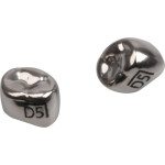 Edelstahlkronen - 5 darabos csomag, D-LR-5, für Milchmolaren - D-LR-5