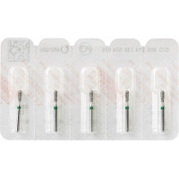 Diamanten 830L, gyémántcsiszoló, zöld, ISO 016, FG, 5 darab Diamanten 830L, gyémántcsiszoló, zöld, ISO 016, FG, 5 darab