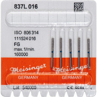 Diamanten 837L Packung 5 Diamanten kék, ISO 010, FG