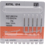Diamanten 837XL, gyémántcsiszoló, kék, ISO 014, FG, 5 darab