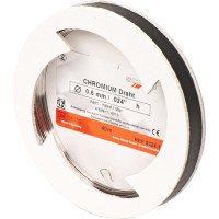 CHROMIUM Spulendraht Laborpackung 40 m Spule Stärke 0,6 mm, hart