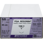 RESORBA® PGA - 24 darabos csomag, , ungefärbt, 45 cm, DSM13, USP 5/0 - PA 1151 RESORBA® PGA - 24 darabos csomag, , ungefärbt, 45 cm, DSM13, USP 5/0 - PA 1151