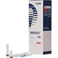 MIRAJECT® Injektionskanülen - 100 darabos csomag, orange, Ø 0,5 mm, G25 17/23 kurz - 254201