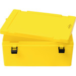 Konténer, (180 x 120 x 80 mm), sárga, 2, 1 darab