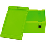 Konténer, (180 x 120 x 80 mm), zöld, 2, 1 darab