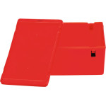 Konténer, (260 x 165 x 125mm), piros, 3, 1 darab