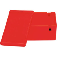 Konténer, (260 x 165 x 125mm), piros, 3, 1 darab