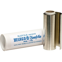 HELAGO ólom fóliák ónozott - Roll 150 g, 0,6 mm vastag, buborékoltatunk