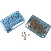 HELAGO Gummiringe für Regulierung, 10 darab, grau, 1 mm