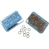 HELAGO Gummiringe für Regulierung, 10 darab, transparent, 6 mm