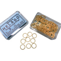 HELAGO Gummiringe für Regulierung, 10 darab, transparent, 8 mm