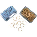 HELAGO Gummiringe für Regulierung, 10 darab, transparent, 12 mm