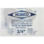 Stahlcarbo-Scheiben Packung. 12 darab, 19 mm einseitig
