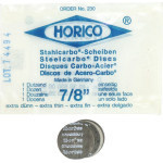 Stahlcarbo®-Scheiben Packung 12 darab, Ø 22 mm, Stärke 0,15 mm, einseitig