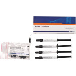 Block Out Gel LC (LB), Kiblokkoló anyag, fecskendők, világoskék, fényre keményedő, 1,2 ml, 4 darab