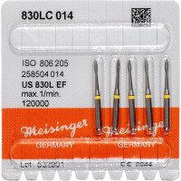 Diamanten 830L, gyémántcsiszoló, sárga, ISO 014, RAL, 5 darab