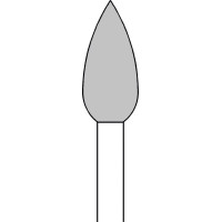 Labor frézer (Egyszeru fogazás) (78) (ISO 50), Kézidarab (HP, Ø 2,35 mm, ISO 104, 44,5 mm) ISO 50 Egyszeru fogazás - medium (ISO 175), Acél, 11 mm, 6 darab