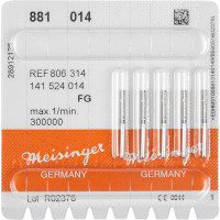 Diamanten 881, gyémántcsiszoló, kék, ISO 014, FG, 5 darab