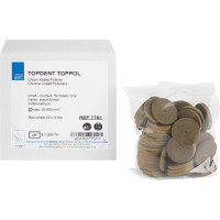 TOPPol, Polírozó (Fém), szereletlen ISO 220 Korong, közepes, 3 mm, 50 darab