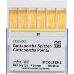 Guttapercha ISO color, 10 darab, ISO 020